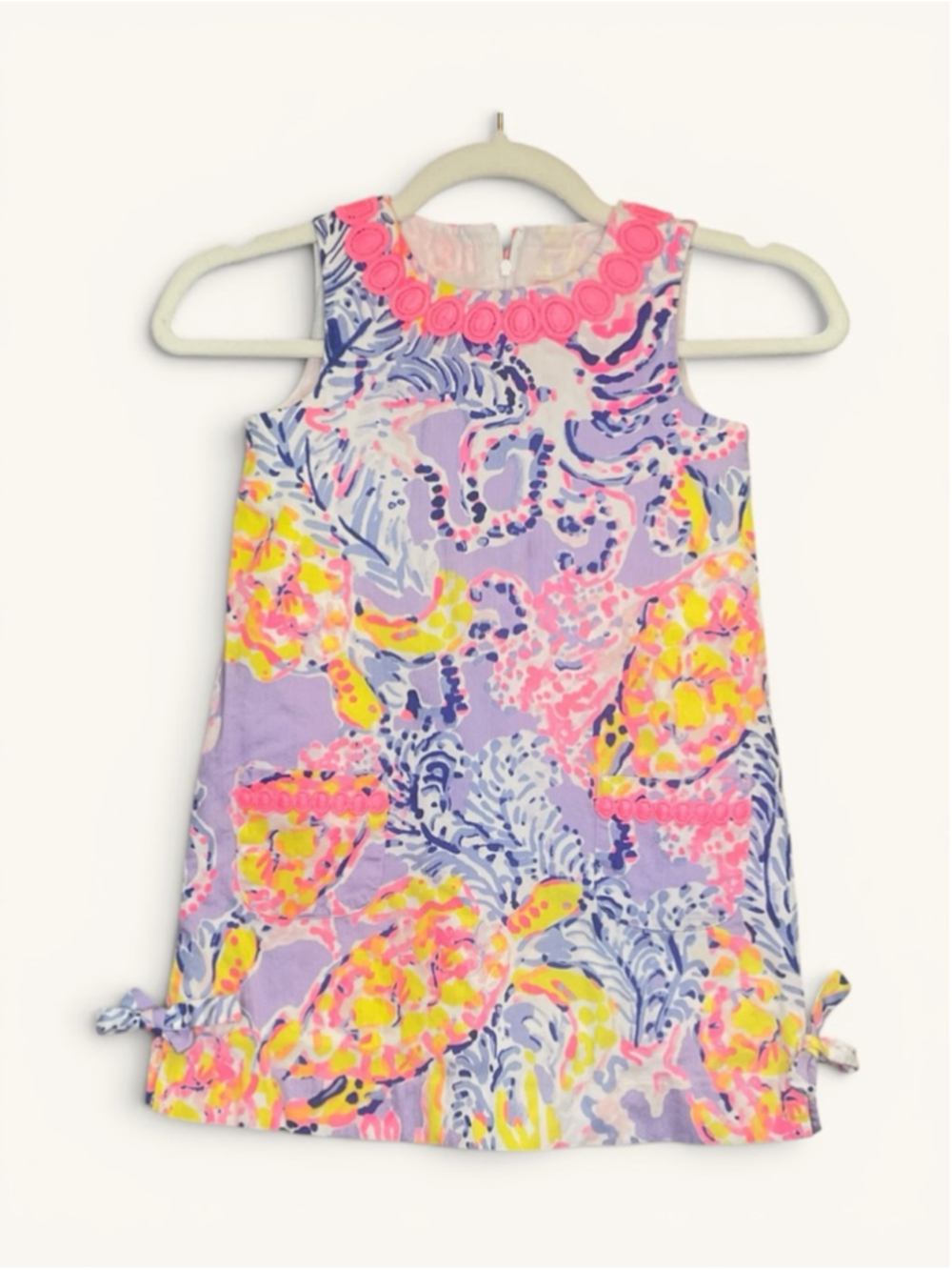 Lilly Pulitzer Girls Floral Shift Dress Size 6